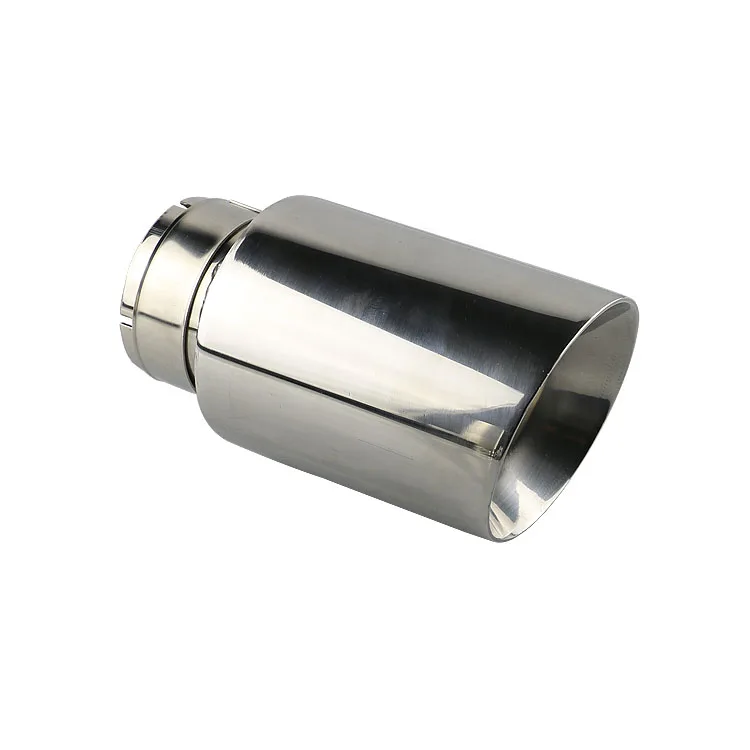 Автомобильный выхлопной наконечник интерфейса 63 мм Наклонный Овальный выход 89