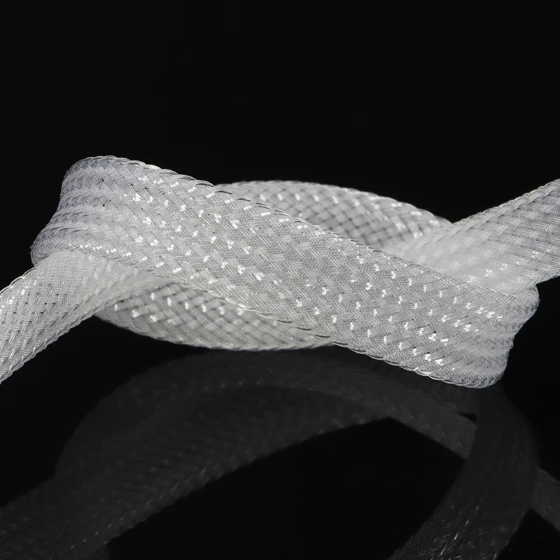 

1 м ~ 50 м ПЭТ плетеная кабельная втулка 2 мм расширяемая высокая плотность твердость Изолированная защита кабеля обмотка защитная трубка DIY