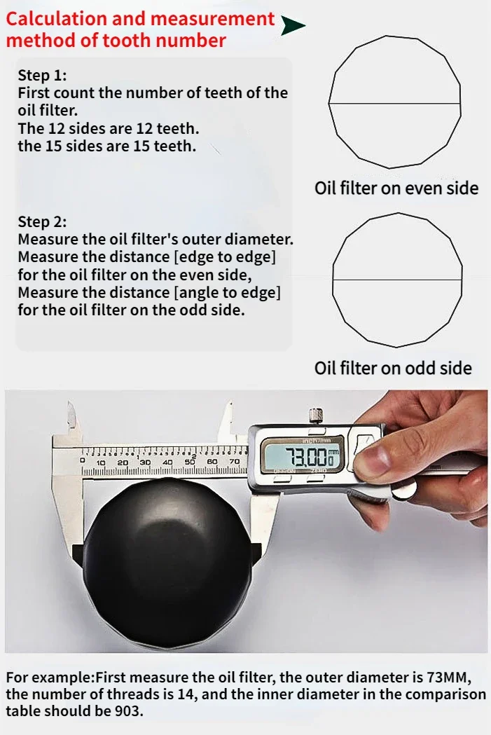 65 мм 14-канальный ключ для крышки автомобильного масляного фильтра Fengshen Nissan Bluebird