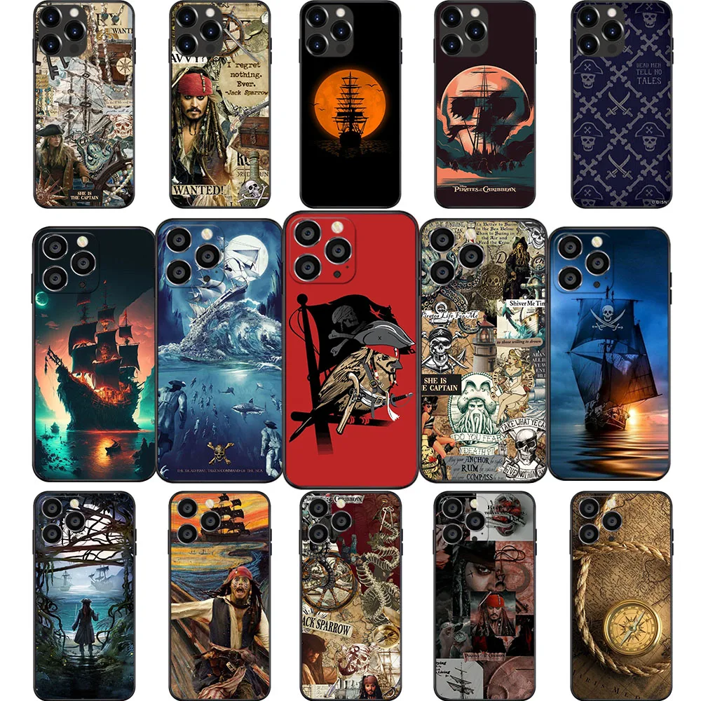 ID-38 Jack Sparrow Pirate Soft чехол для OPPO A3S A12E A52 A72 A92 A53S A53 A32 A33 A1 A83 A85 A15 A15S A35 A1K A5