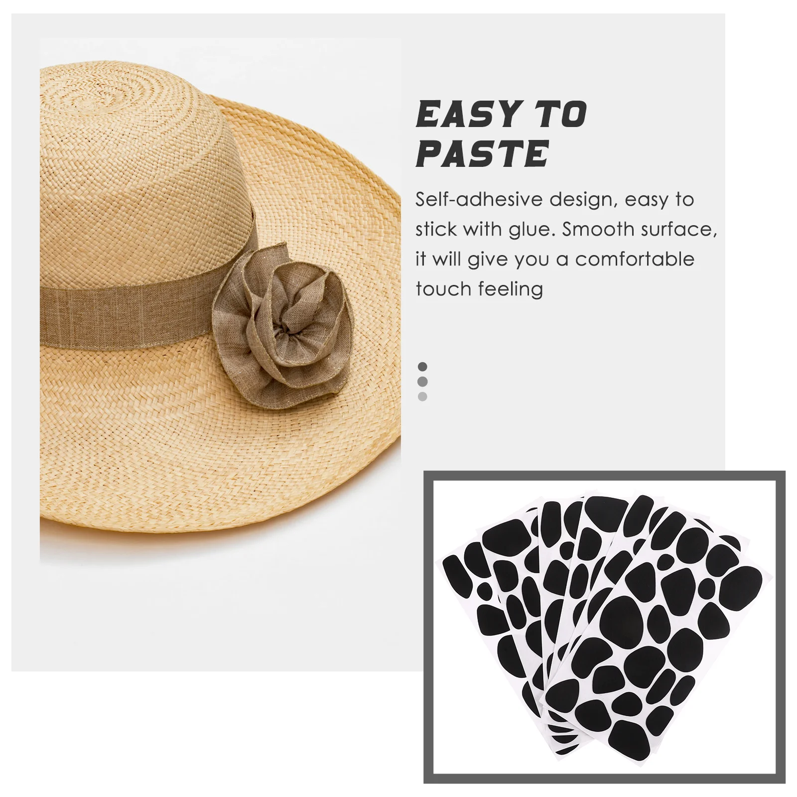 6 листов фетровые круглые клейкие наклейки для детей одежда с далматинскими