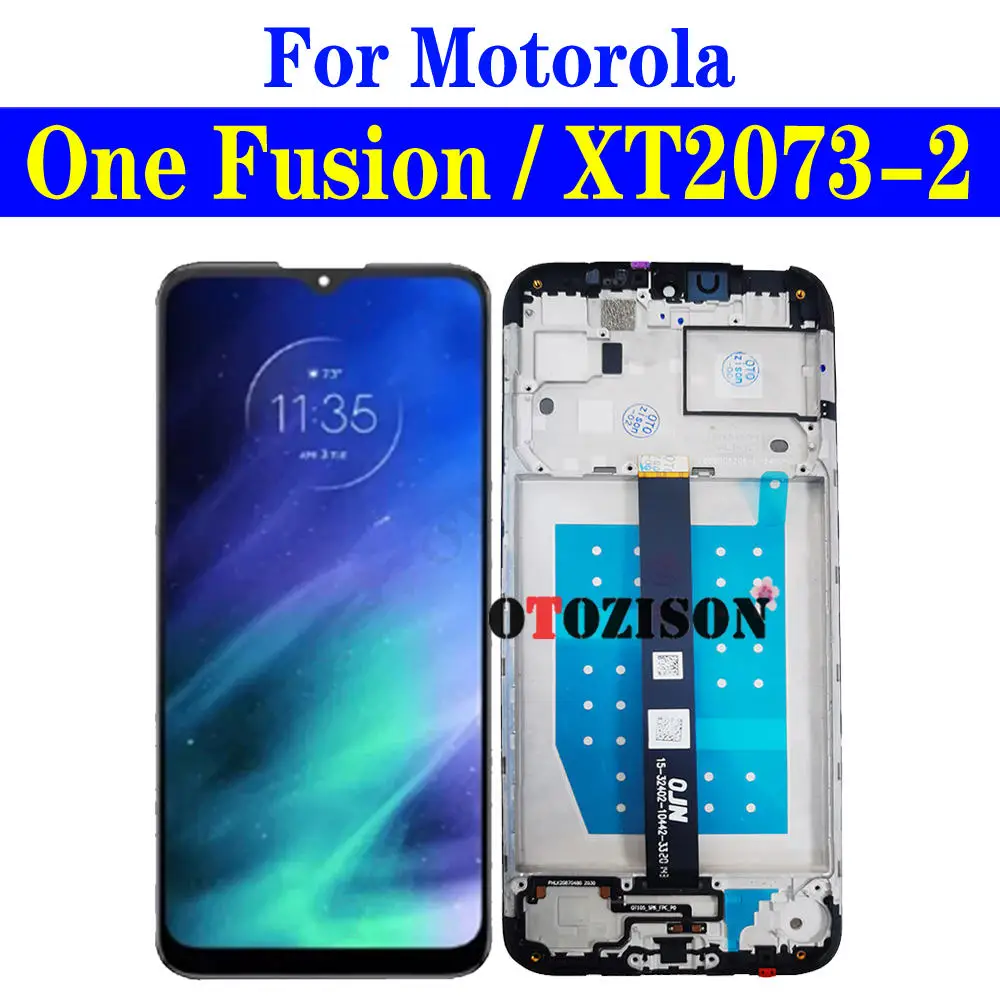 Дисплей для Motorola MOTO One Fusion, ЖК-дисплей, сенсорный экран, дигитайзер в сборе, замена экрана OneFusion