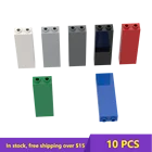 Кирпичные детали MOC 2454 46212 1x2x5, 10 шт., высокотехнологичные детали сделай сам для захвата, совместимые образовательные детали, игрушки