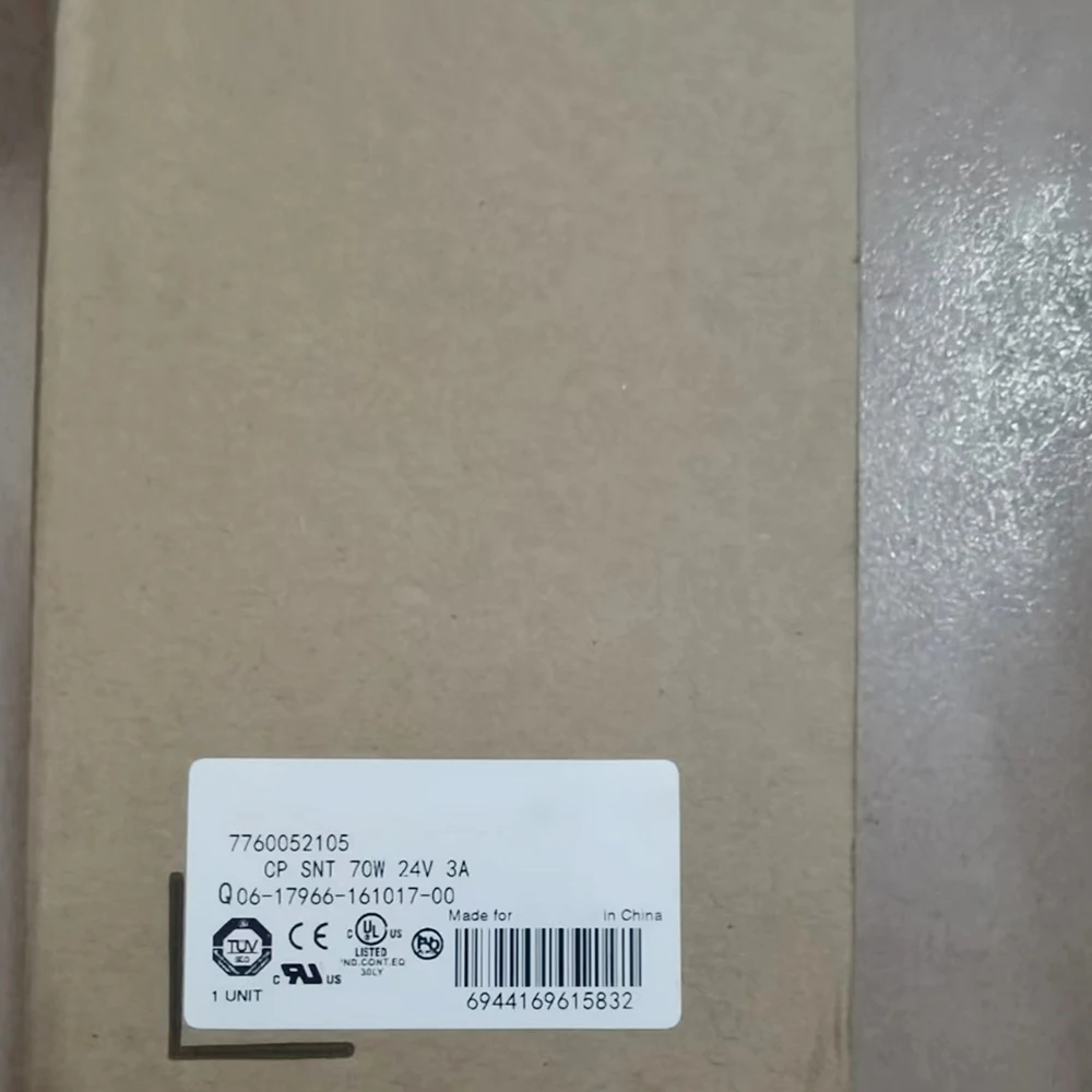 Для источника питания Weidmuller CP SNT 70 Вт 24 В 3 А 7760052105