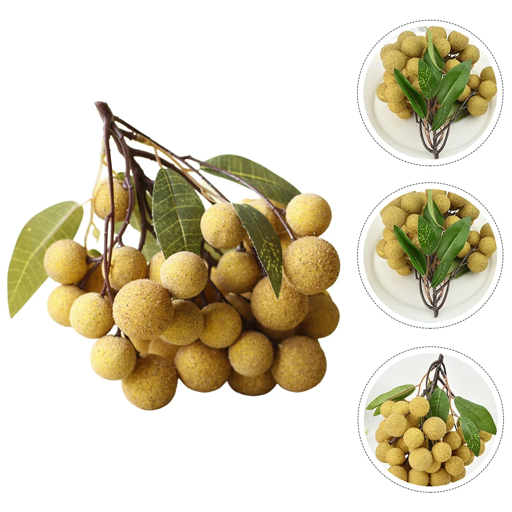 

Fruit Fake Artificial Longan Longyan Modelfood Simulation Decor Prop Realistic Props Lifelikehouse Kitchen Ornament Decoration