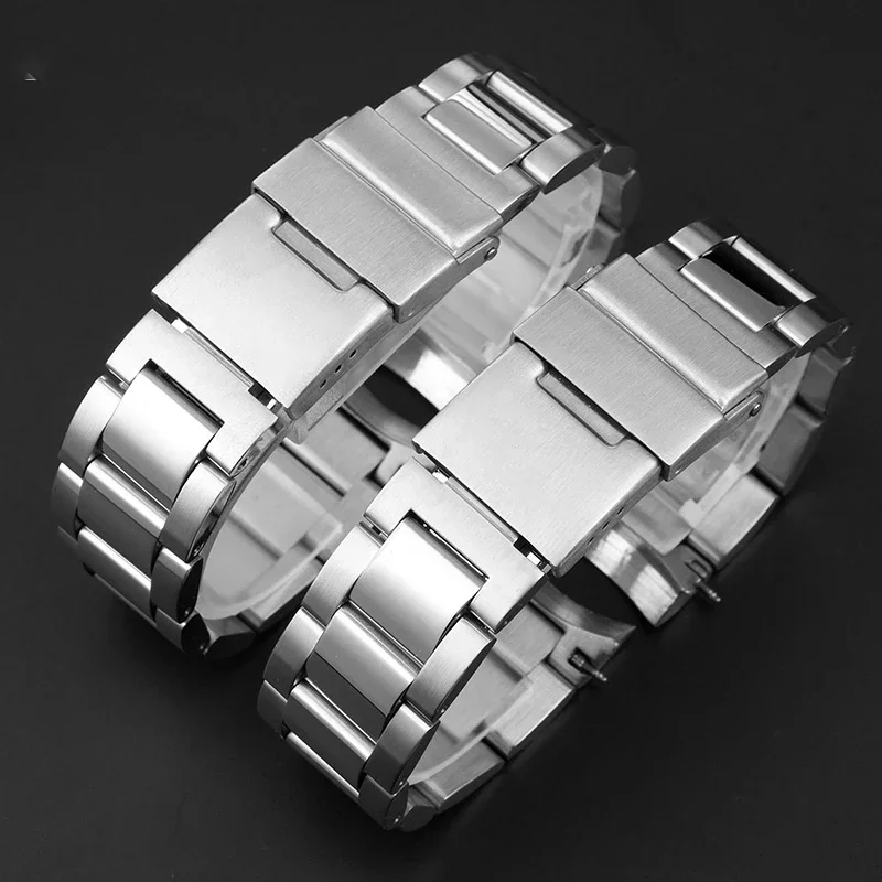 Фото Ремешок из нержавеющей стали для Longines Concas L3.642.4 L3.781.4 series, мужской браслет на запястье, 21 мм №3