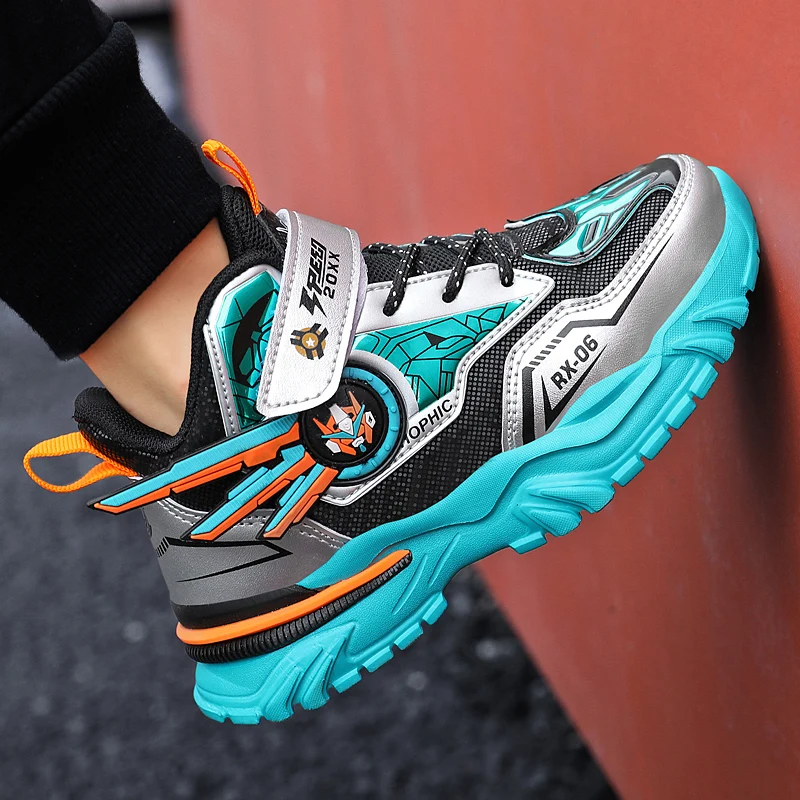 Brand Kids Sneakers Outdoor Running Shoes Boys Girls Comfortable Sport Shoes Autumn Winter Children Gym Shoes Antislip Trainers