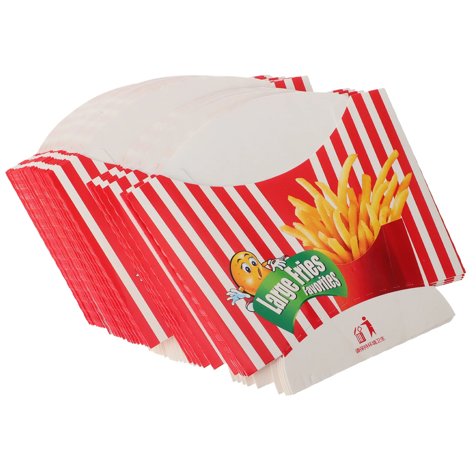 

100 French Fries Holder Paper French Fries Cup Charcuterie Cups Snack Containers Popcorn Boxes Box Holder for Home Kitchen
