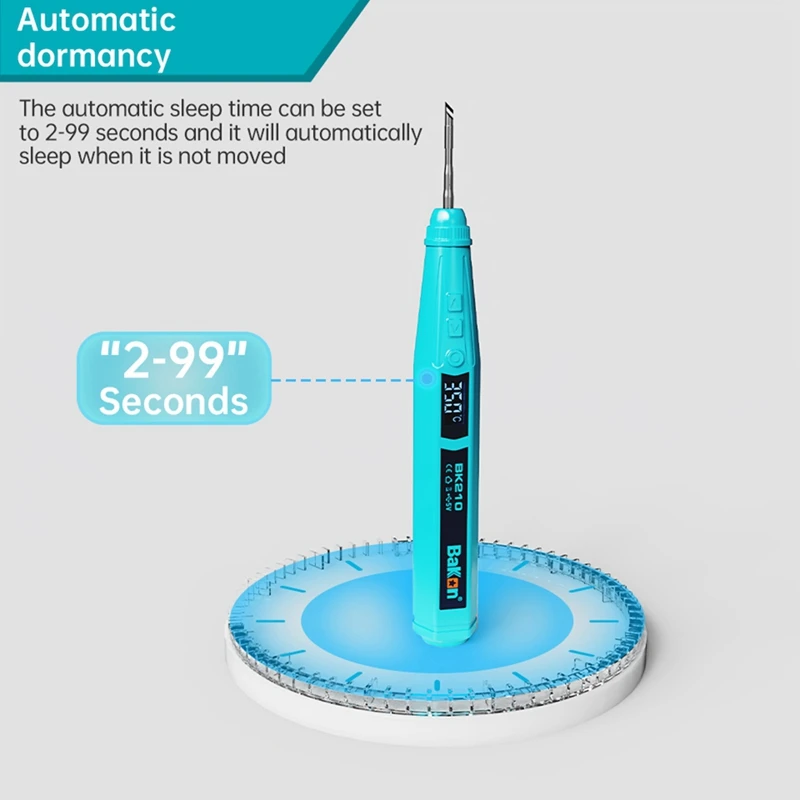 Паяльник Bakon с перезаряжаемым литиевым аккумулятором и USB-разъемом