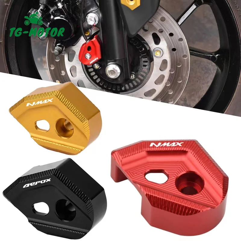 TG-двигатель для YAMHAHA NMAX 125 V1 V2 NMAX155 AEROX 155 NVX 125 155 AEROX155 CNC ABS Датчик защиты перед передними колесами сенсорная крышка
