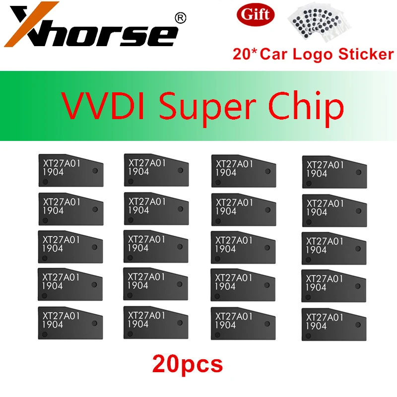 

Xhorse VVDI Super Chip XT27A XT27 XT27A01 Transponder for ID46/40/43/4D/8C/8A/T3/47/8A Chip for VVDI2 VVDI Key Tool