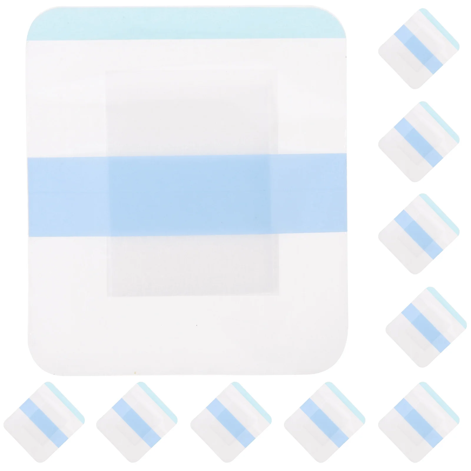

20 Pcs Navel Stickers Toddlers Baby Belly Button Waterproof Girth Patch Pu High Elastic Transparent Hypoallergenic Material