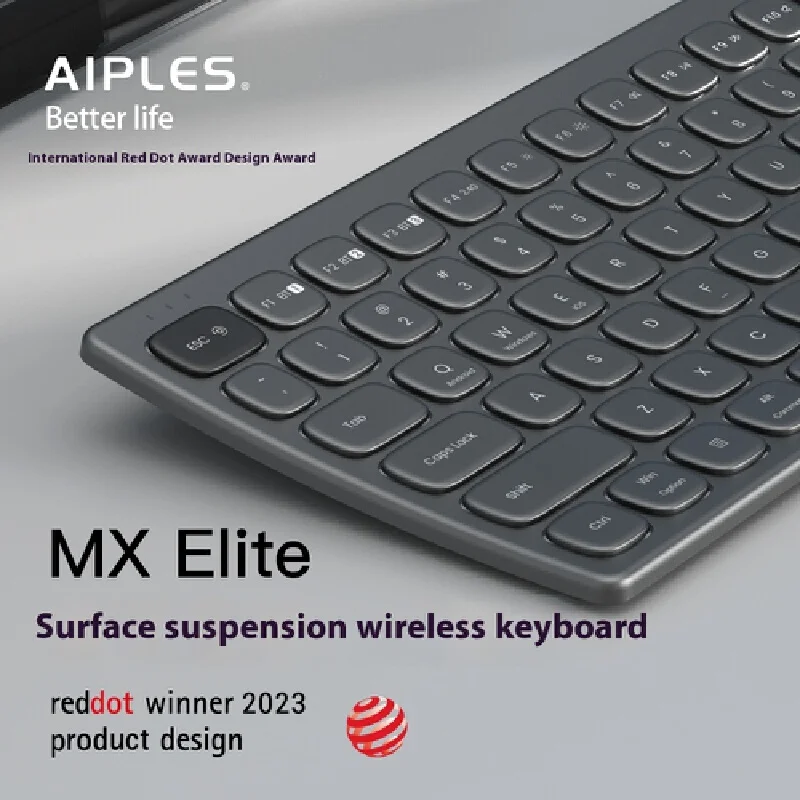 Aiples MX Elite Беспроводная Bluetooth-клавиатура Ультратонкая бесшумная офисная