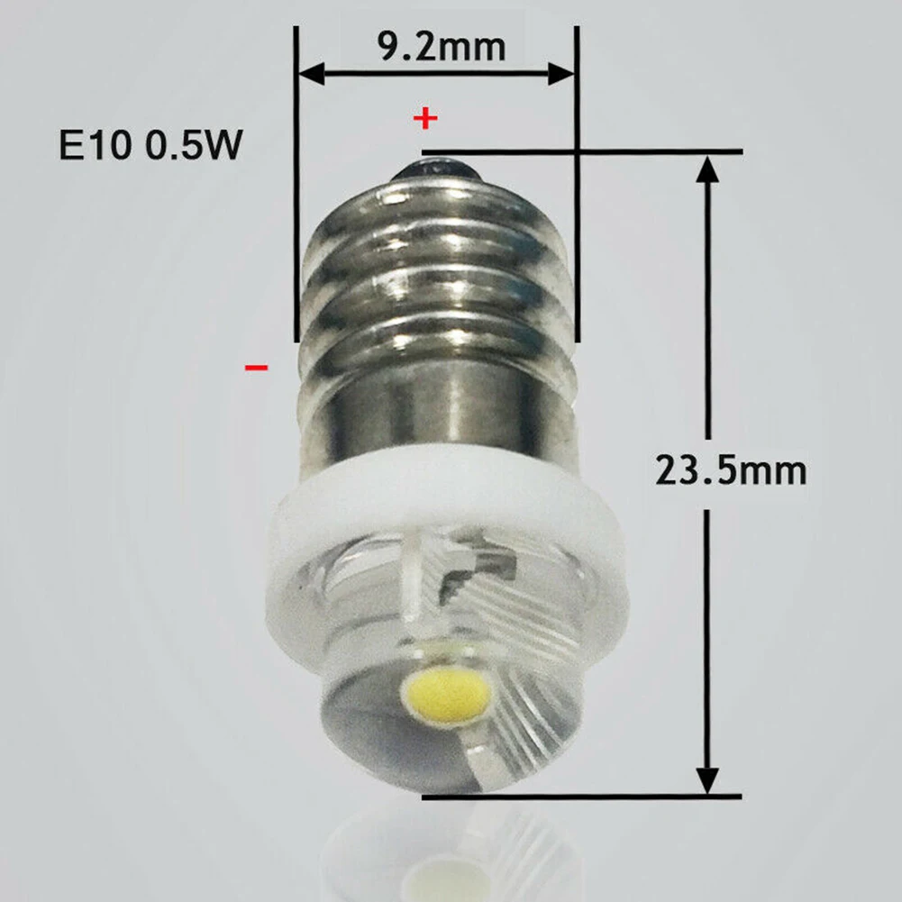 

Flashlight Light Bulb DC 3/4.5/6V Parts Practical 1pc 25g Grass+Metal Lantern Torch 3/4.5/6V 6000K Accessories