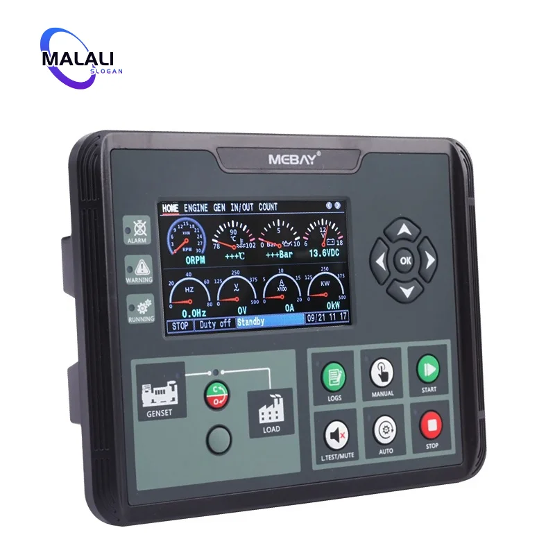 Панель контроллера генератора Mebay DC60D ЖК-дисплей модуль управления двигателем