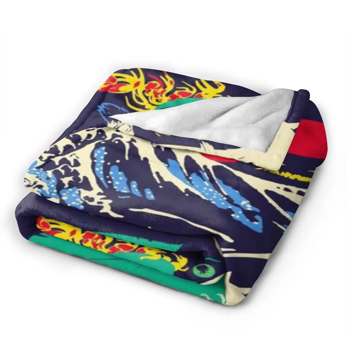 The Great Wave Off Oni Island Ультрамягкое одеяло из микрофлиса