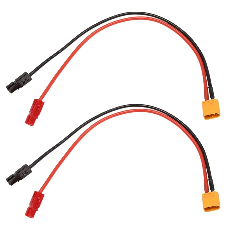 

2X E-Bike XT60 BBSHD BBS03B Male Cable Connect to Battery Electric Bicycle Conversion for BAFANG Mid Drive Motor