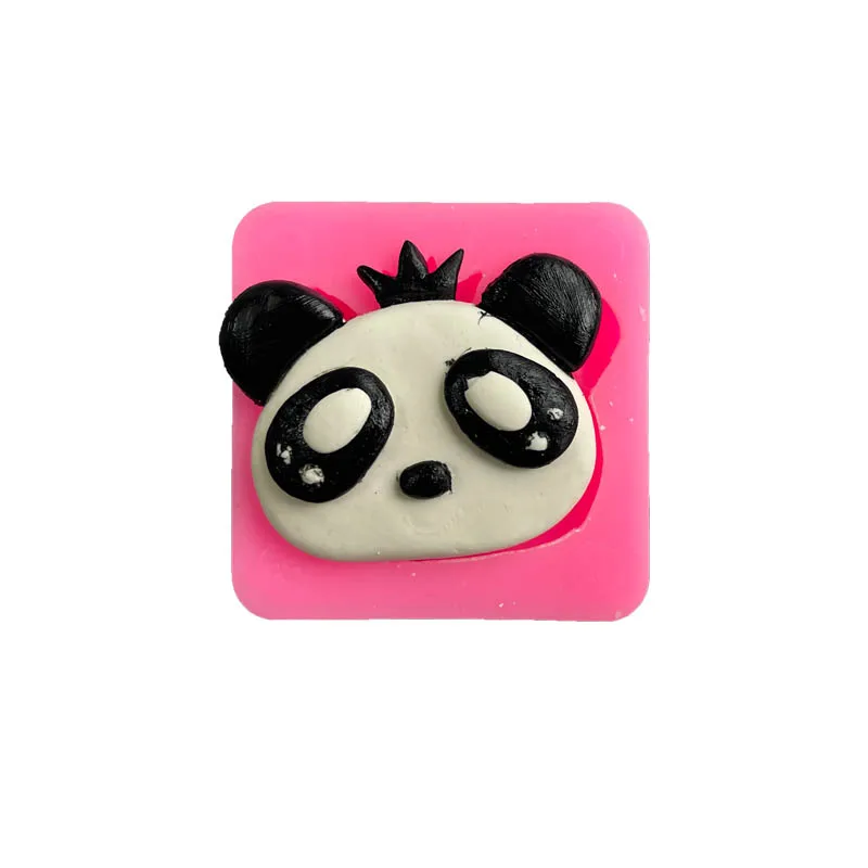 

Panda Shape Frame Fondant Make Cookie Silicone Mold Baroque Cake Lace Border Decoration Mold Make Cookie Accessories Tool