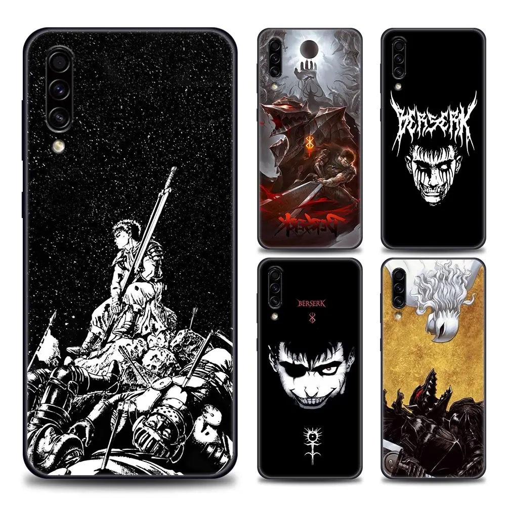 

Silicone Case For Samsung Galaxy A10 A30s A40 A50 A50s A60 A70 A80 A90 F41 F52 F12 A7 A9 2018 Cover Japanese Anime Guts Berserk