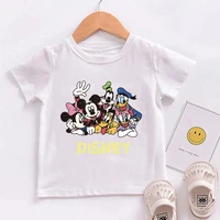disney mickey mouse fashion girl clothes new boys clothes mickey mouse and his friend print short sleeve cartoon summer t shirts
