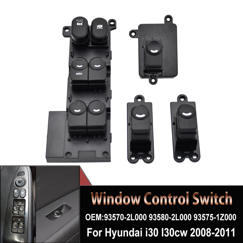 NEW For Hyundai i30 i30cw 2008-2011 Front Left Driver Side Rear Right Passenger Power Window Control Switch Glass Lifter Button