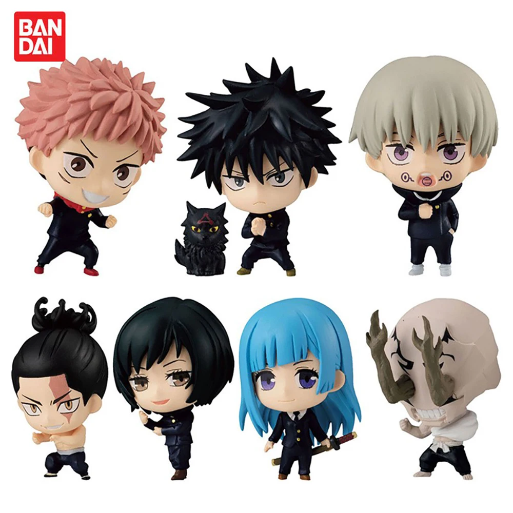 

Bandai Jujutsu Kaisen Gashapon Toy SD 03 Itadori Yuji Fushiguro Megumi Inumaki Toge Kawaii Doll Anime Figure Action toys gifts