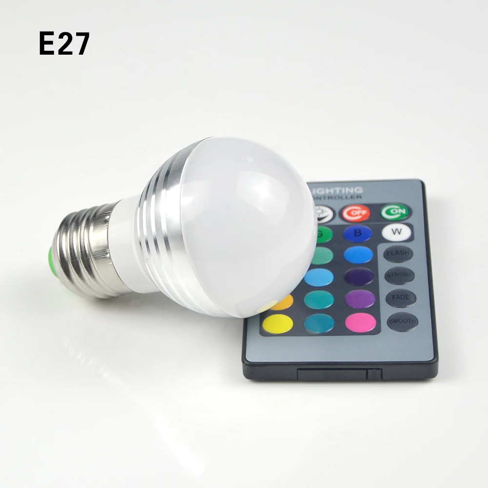 Рисунок 3 - E27 светодиодная лампочка RGB Светодиодная