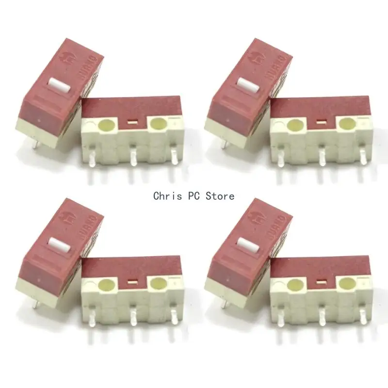 H8WA 8 шт. мышь мгновенный кнопочный микроконцевой переключатель 3 контакта 5 миллионов для бесшумной мыши HUANO