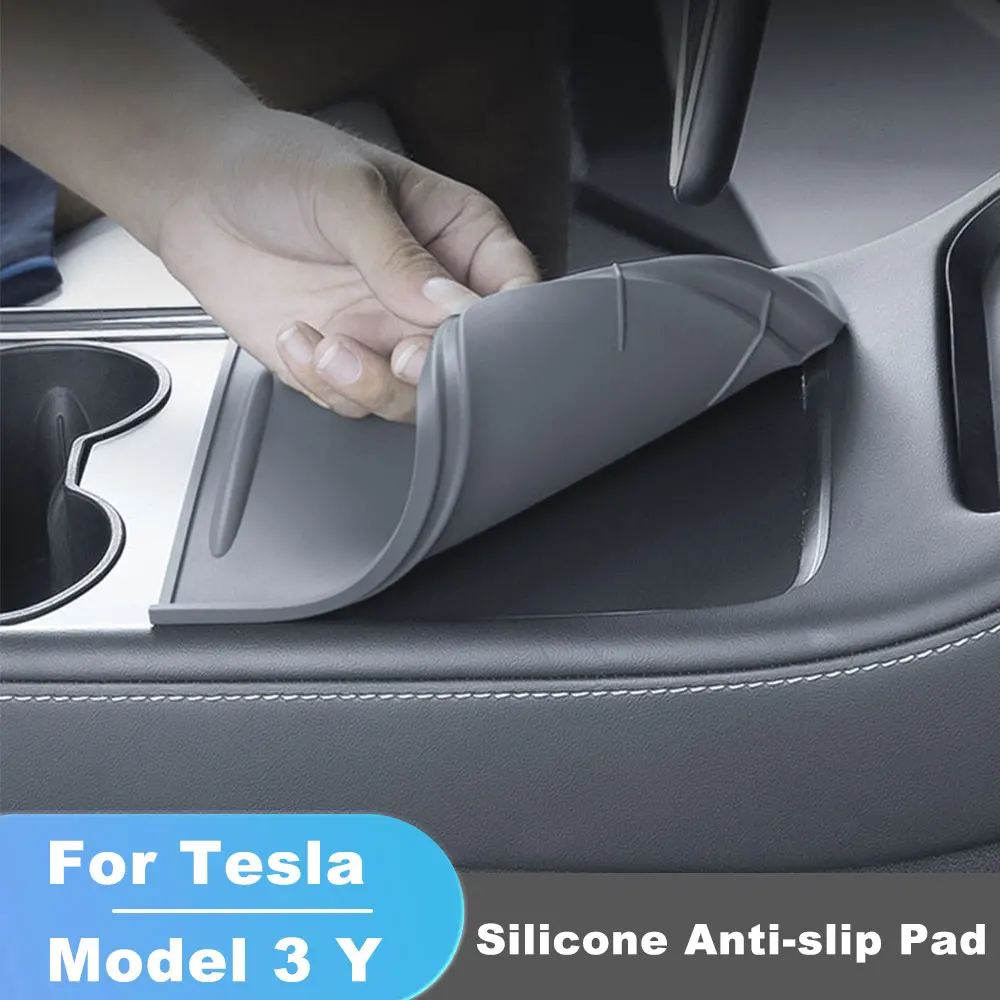 

Central Control Silicone Anti-slip Pad For Tesla Model 3 Y 2021-2023 Modified Accessories Central Control Protection Accesorios