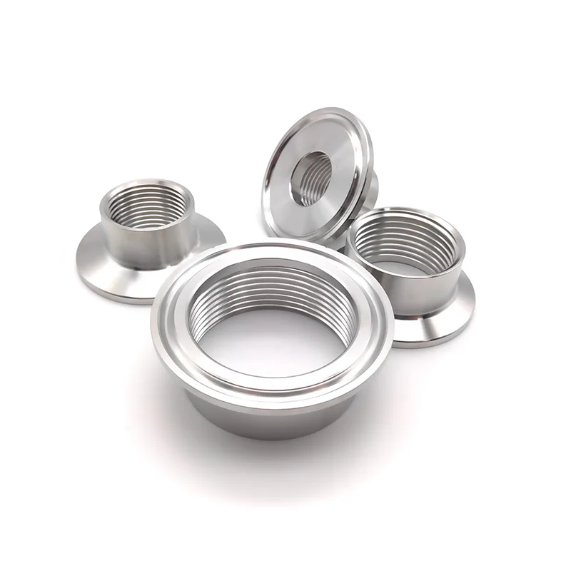 TriClamp Bspt 304 Санитарный адаптер из нержавеющей стали 1/4 дюйма 3/8 дюйма 1/2 дюйма 3/4 дюйма 1 дюйма 1-1/4 дюйма 1-1/2 дюйма с внутренней резьбой для труб Homebrew