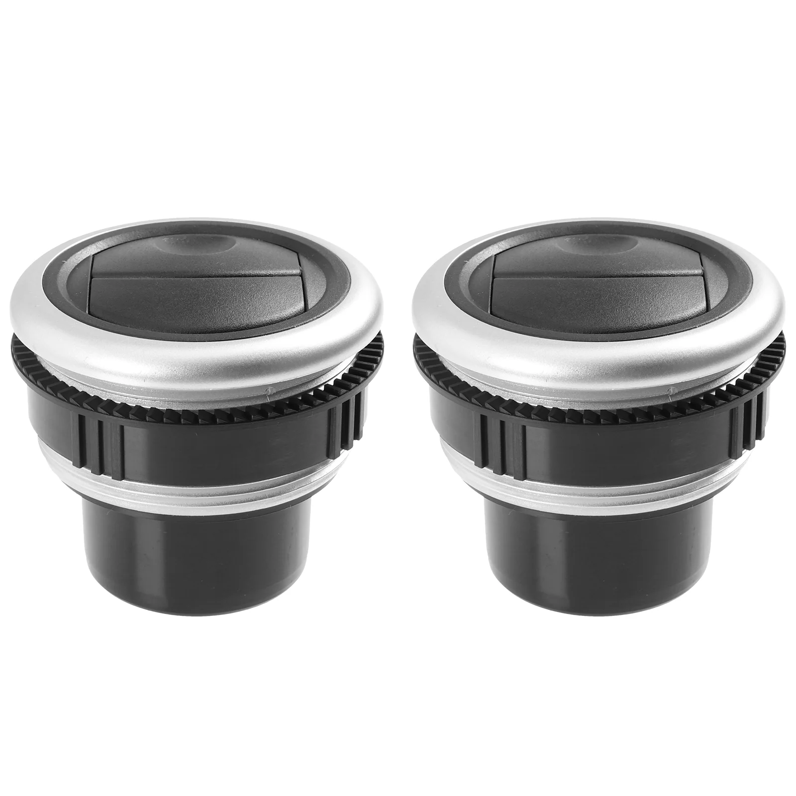 

2 Pcs RV Air Outlet Bus AC Round Conditioning Vent Vents Things Your Car Dashboard Supplies Abs