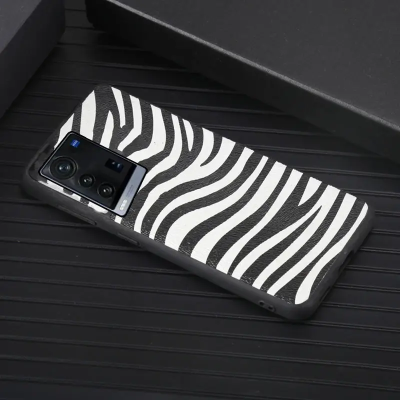 

For OPPORENO7 Plain Leather Phone Case New Zebra Pattern TIKTOP Network Hot Fit 6 5 4 Find X5 3 ProPlus Pro Series