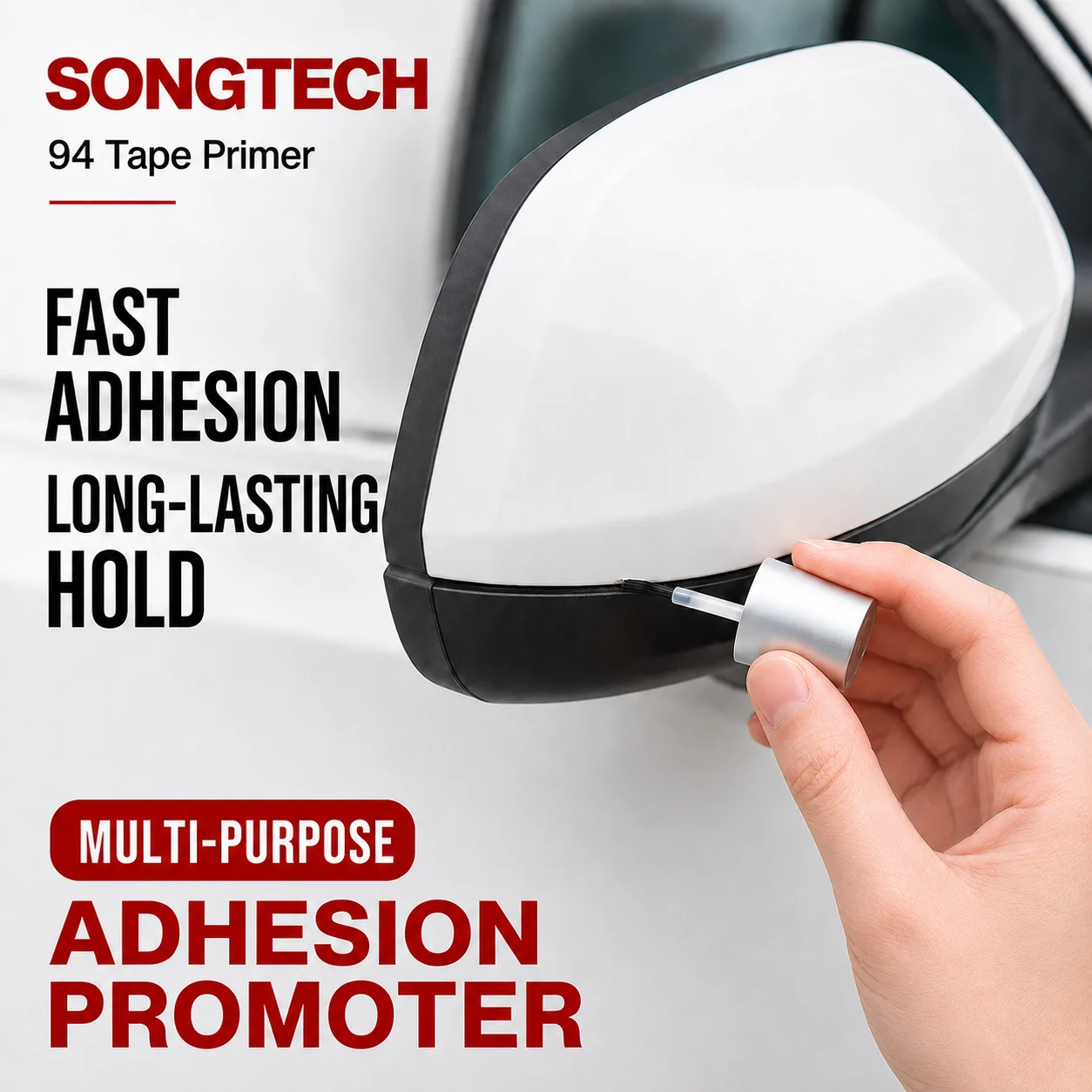 Фото 10 мл 200 мл Songtech 94 Tape Primer – усилитель адгезии для VHB двухсторонней клейкой ленты, автомобильной отделки, пленок, пластика, металла, стекла №2