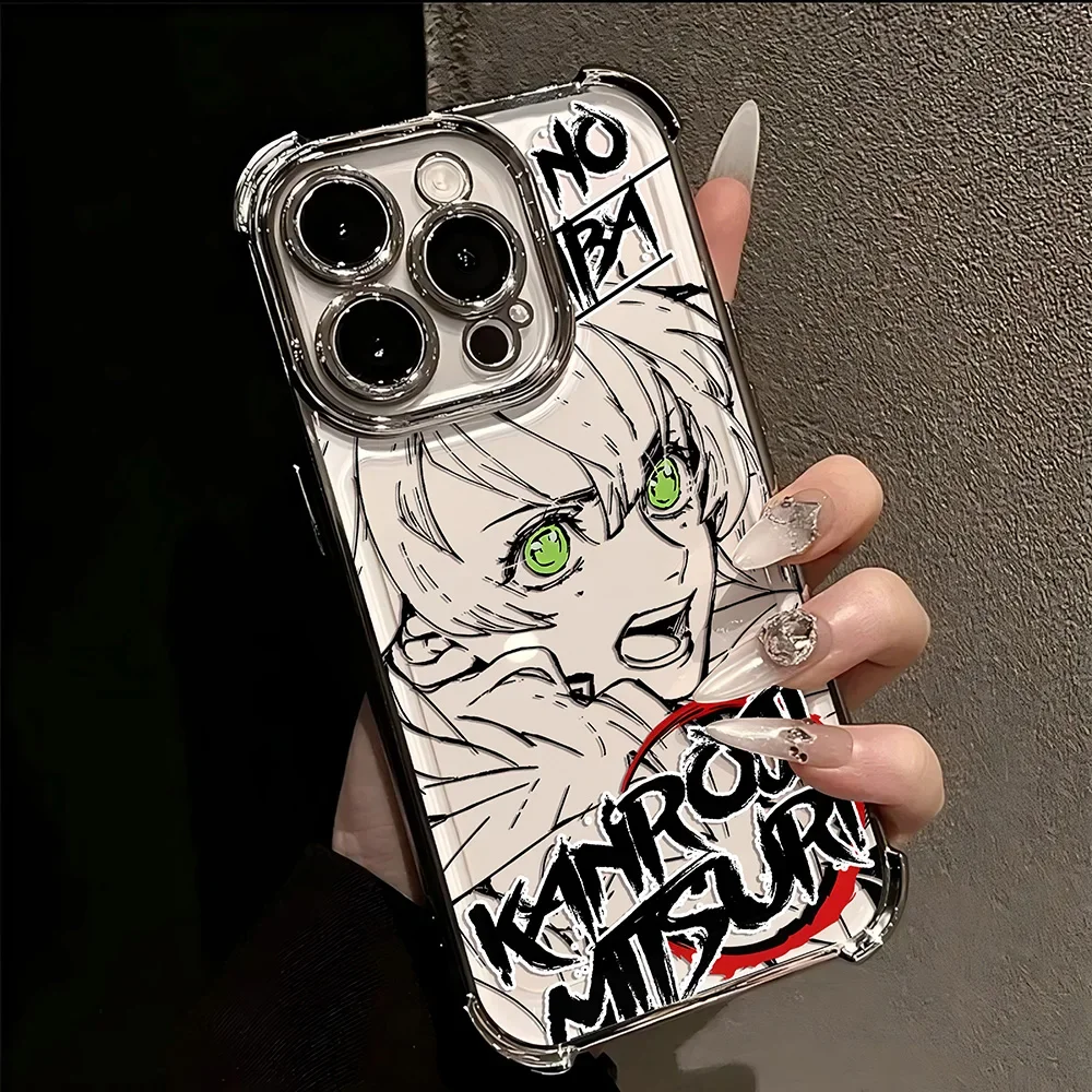 Anime Demon Slayer Plating Case For vivo V29e Y200 V27 S16 T1 S15 V25 V23 S12 Y38 Y28 Y03 Y17s Y78 Y36 Y27 4G 5G Cover