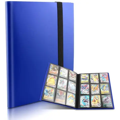 Держатель для коллекционеров торговых карт, 9 отделений, 360 отделений для карт, портативное хранилище, подходящее для карт Pokemon, бейсбольная деталь