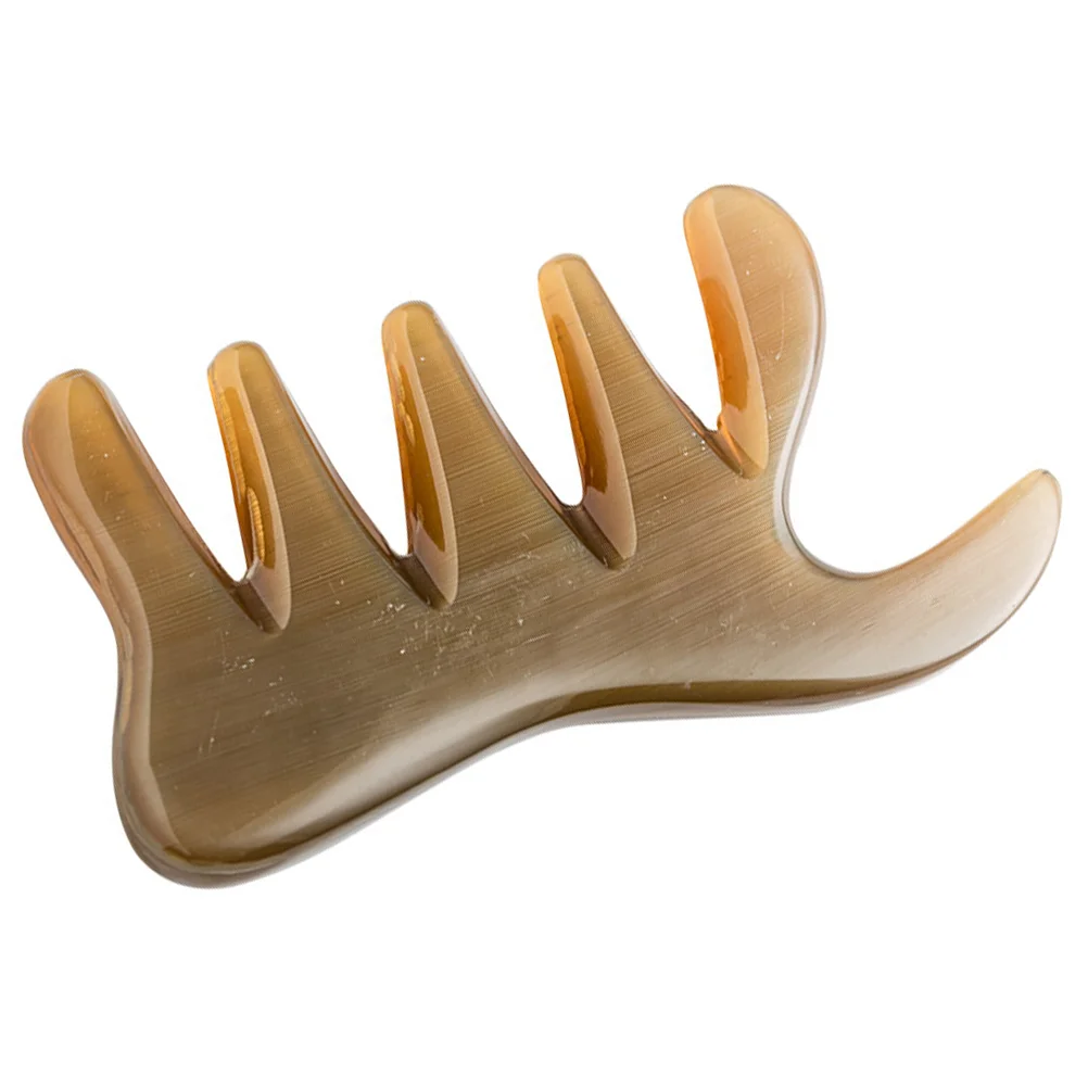 

Расческа для волос инструмент для соскабливания Sha Gua гуаша инструменты для гуаши бык широкая зубная головка ТРИГГЕРНАЯ щетка расчески тиглер точка натуральный спа