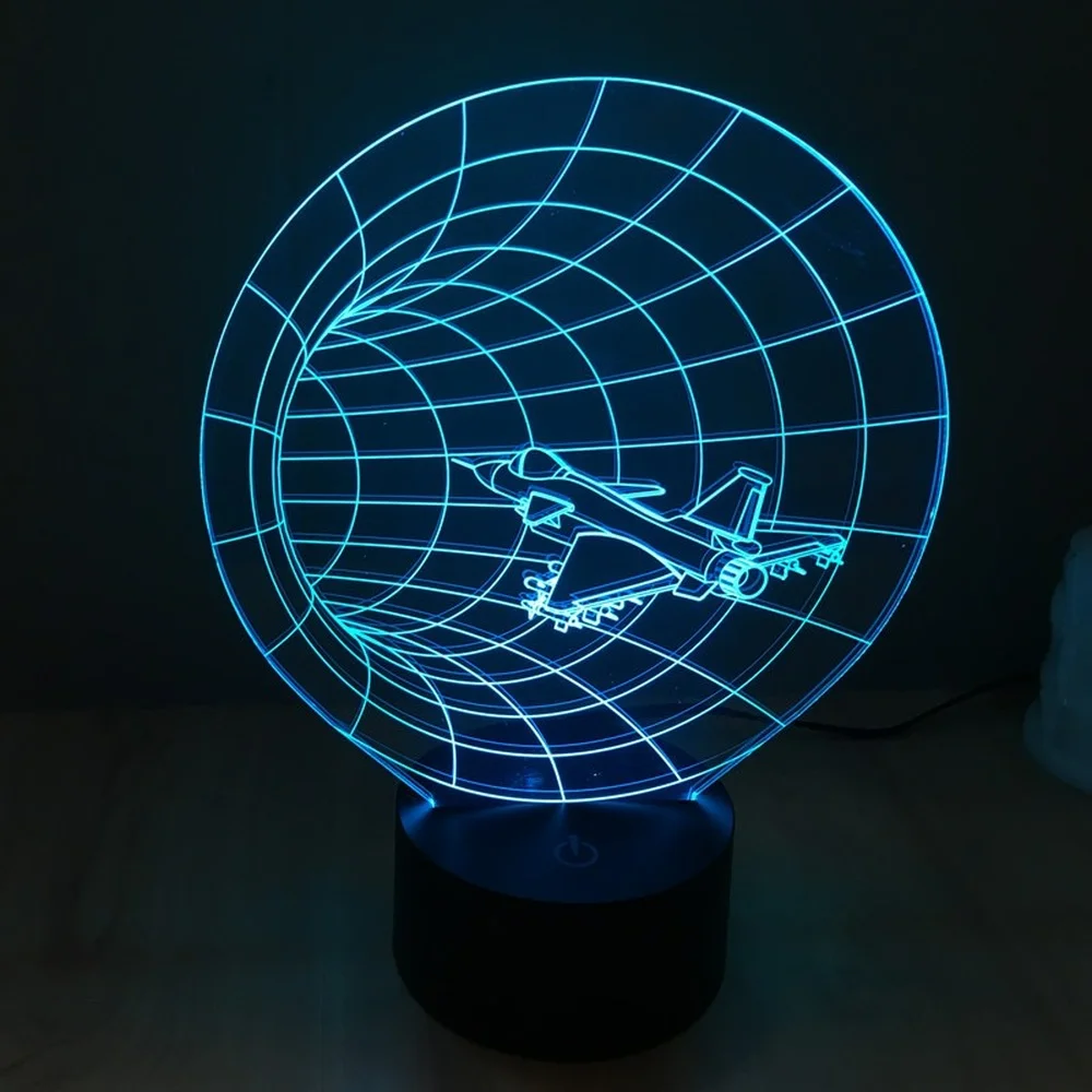 

Colorful 3D Lamp LED Acrylic Night Light Touch Switch Table Lamp Energy-saving Visual Night Lamp Birthday Xmas Gifts Home Decor