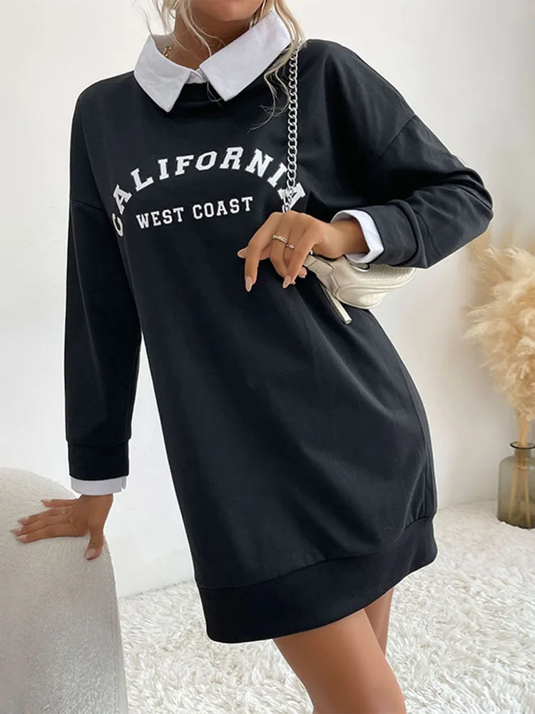 

Trendeez Casual Letter Pencil Mini Dress