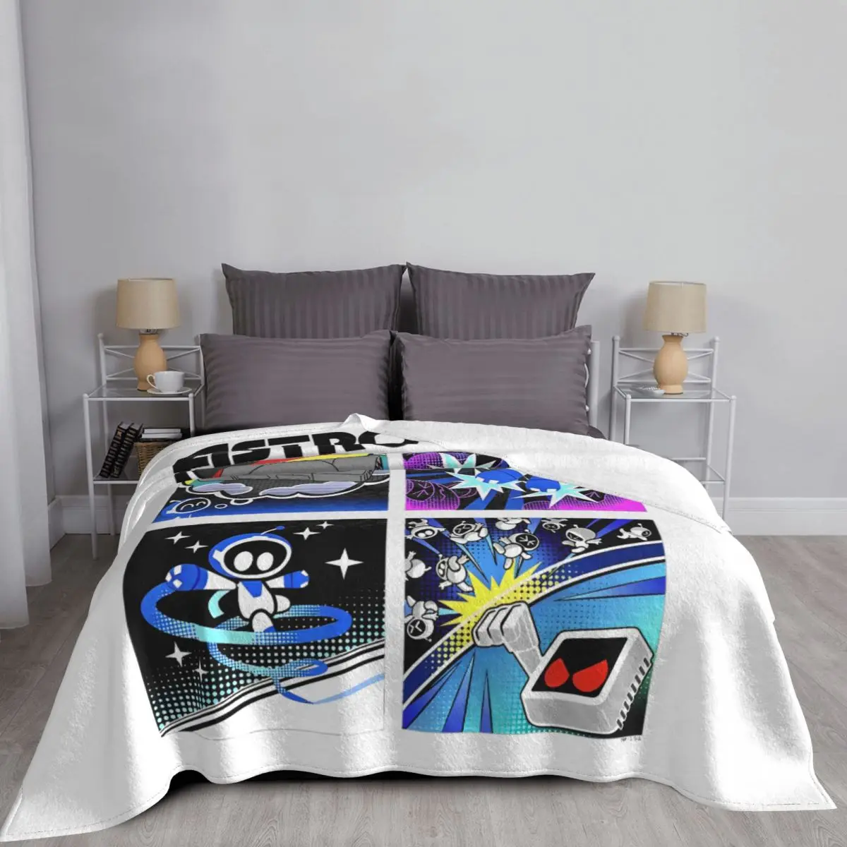 Одеяло Astrobots Rescue Mission Space Warrior флисовое украшение портативные супер мягкие пледы