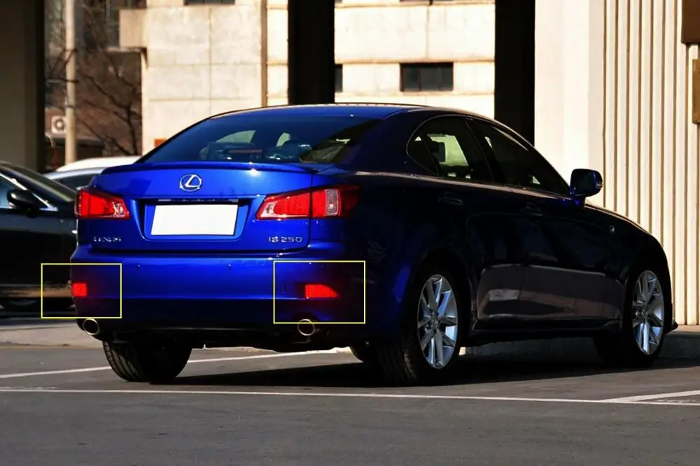 Пара светодиодных отражателей заднего бампера стоп-сигнал для Lexus MK II IS 250 220d 200d