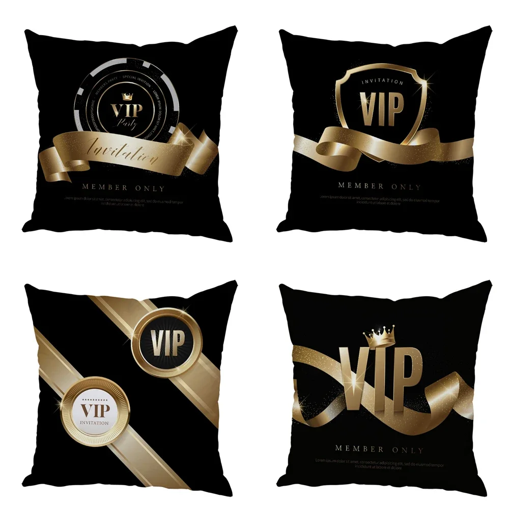 Наволочка для подушки с геометрическим рисунком 45x45 см