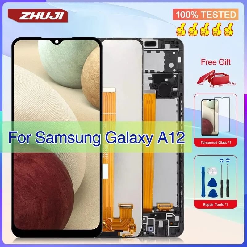 

Original 6.5 inch LCD For Samsung Galaxy A12 A125 Display Touch Screen Digitizer SM-A125F SM-A125M SM-A125U SM-A125N