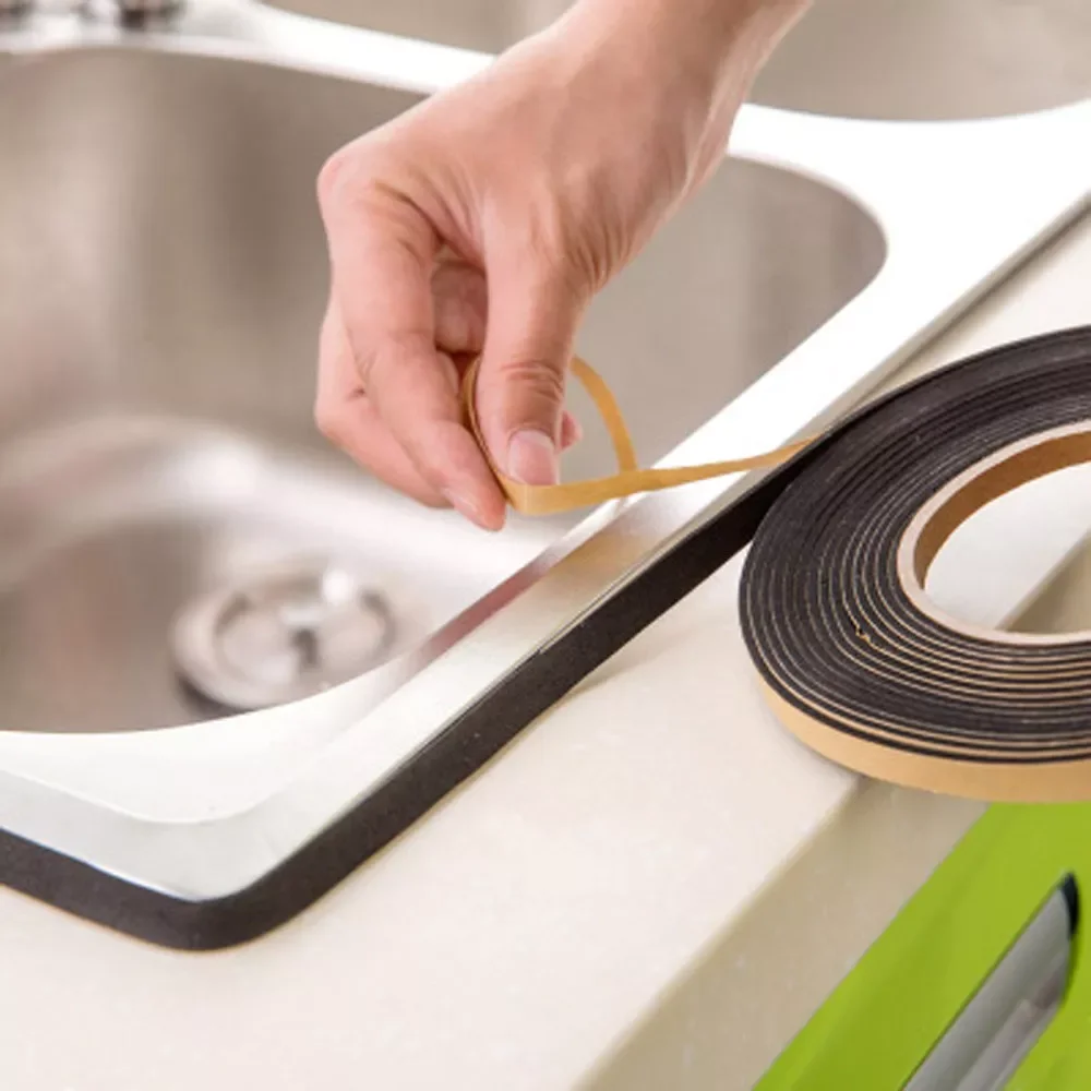 

Self Sealing Adhesive Tape Dust And Waterproof Sealing Strip Kitchen Bathroom Wall Proof Sink Sealing Sticking Tape New