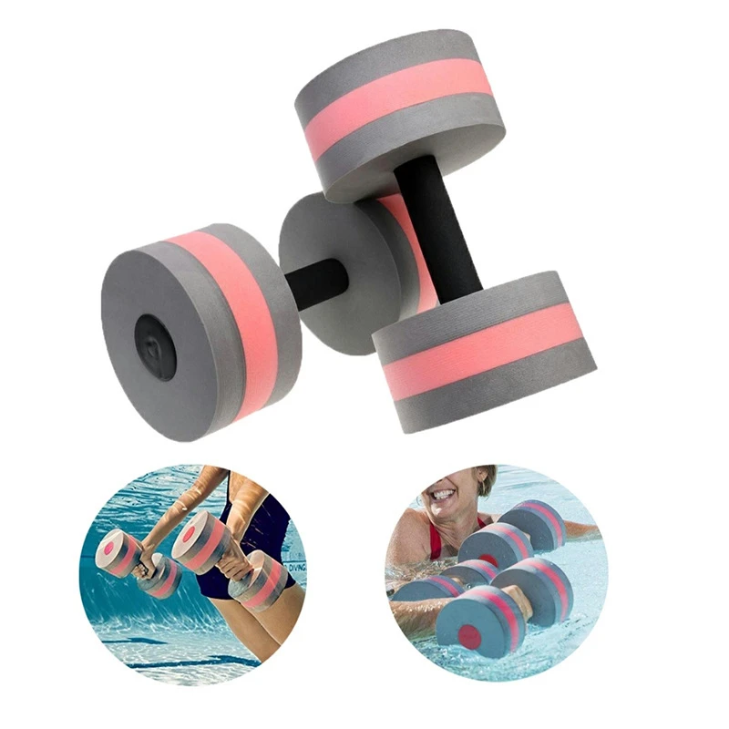 

Water Floating Dumbbell Aqua Fitness Barbells Sponge Foam Dumbbells Swimming Pool Exercise Adjustable Dumbbell Water Yoga Sports