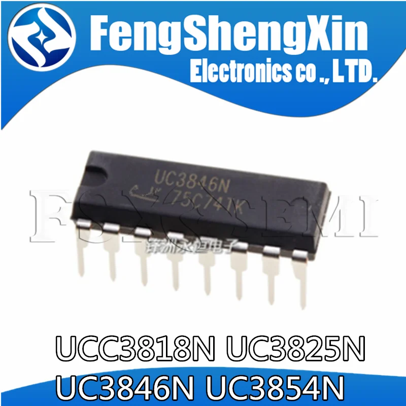 5 шт. UC3846N DIP16 UC3846 DIP 3846 DIP-16 IC UC3825N UC3825 UC3825BN UC3854N UC3854 UC3854BN UCC3818N UCC3818 UC3818N