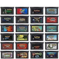 

GBA Game Cartridge 32 Bit Video Game Console Card Pokemon Series Clover Red Chapter Moemon FireRed Emerald Pinball for GBA/SP/DS