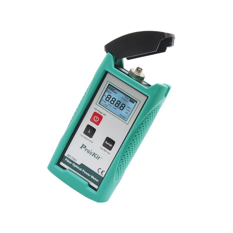 Pro'sKit MT-7601 Измеритель мощности оптоволокна Шесть разной длины волны Тестер