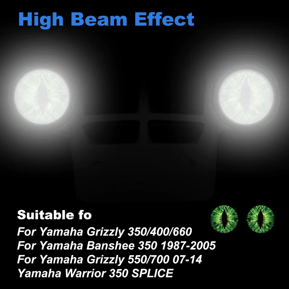 Наклейка на переднюю фару защитная наклейка с круглой головкой графика для глаз