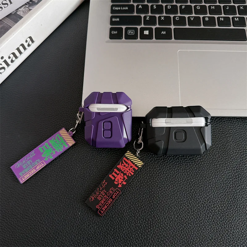 Фото Защитный чехол Neon Genesis Evangelion Meteorite Airpods 4-го поколения, подходит для чехла Bluetooth-гарнитуры Pro2 3-го поколения №5