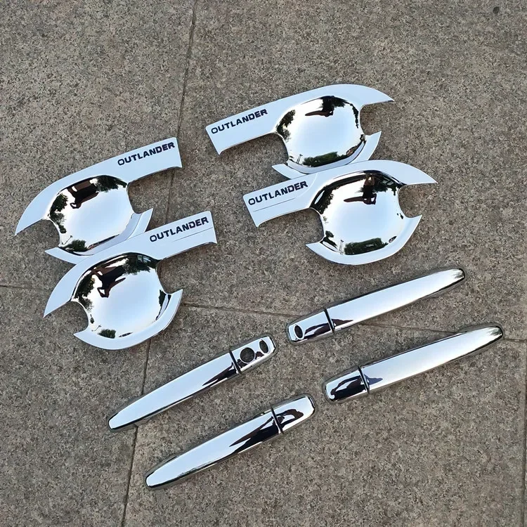 

Подходит для 2013 2014 2015 2016 MITSUBISHI OUTLANDER 2010 ASX / SPORT /RVR LANCER 2008, хромированная дверная ручка, накладка на крышку 2012 2011